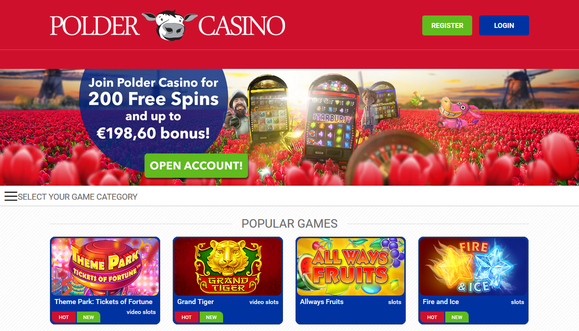 Polder Casino screenshot OCT