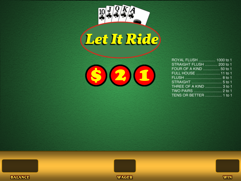 Let it Ride casinospel
